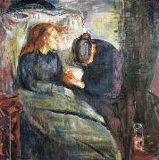 Edvard Munch The Sick girl oil painting